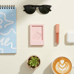 Light Blue Notebook With Pen Holder