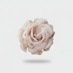Blush Rose Flower Hair Claw Clip