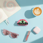 Alien UFO Pink Hair Claw Clip