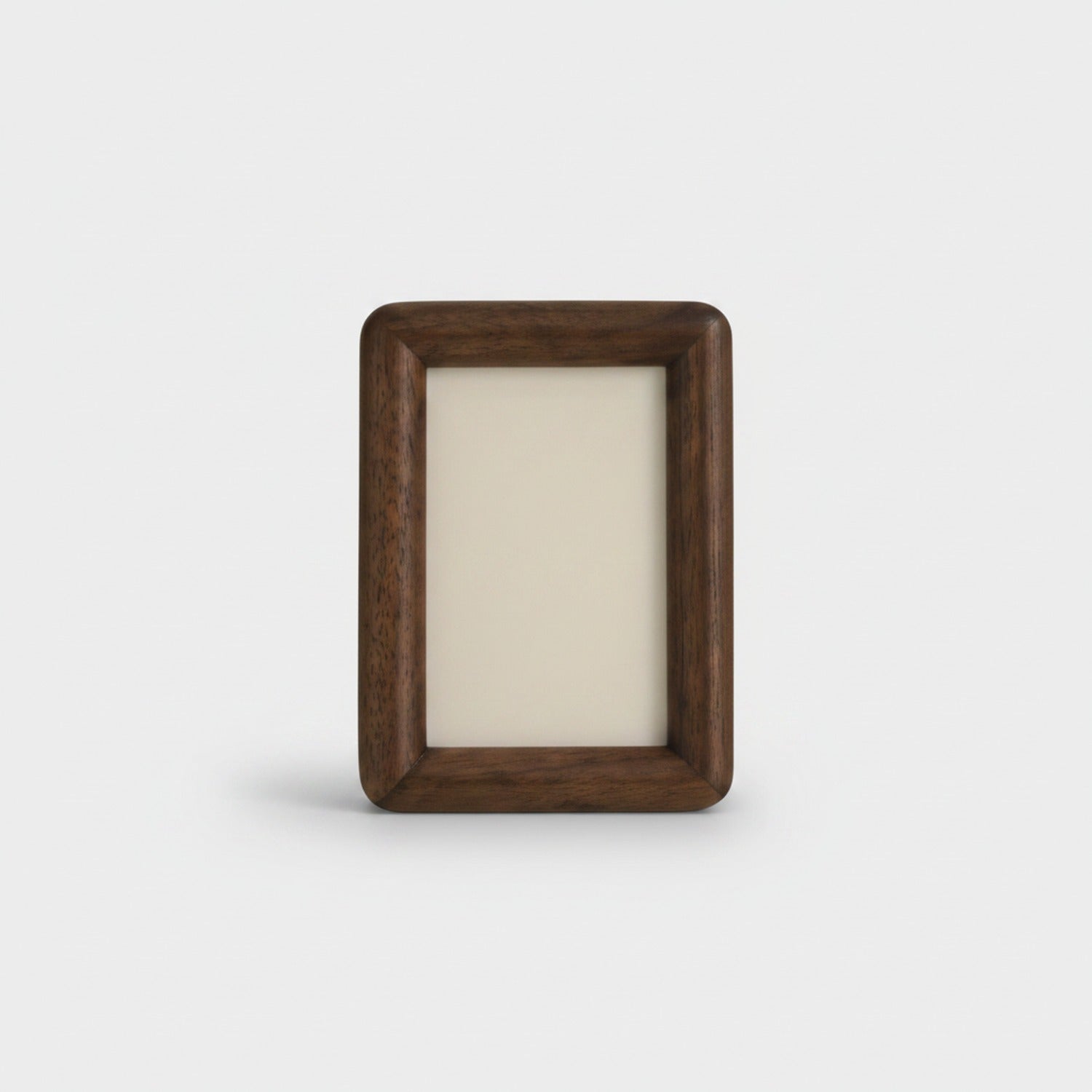 Walnut Wood Picture Frame Rounded Corners