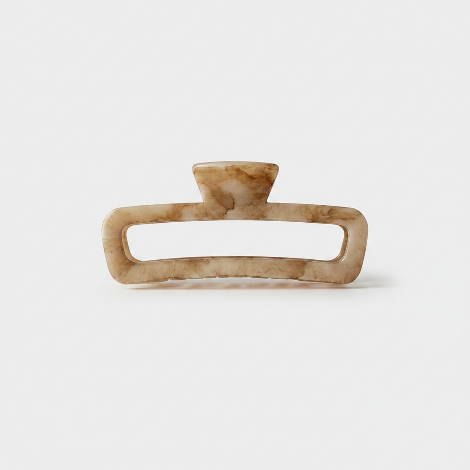 Tortoiseshell Rectangular Hair Claw Clip
