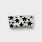 Star Knit Headband Wrap - White