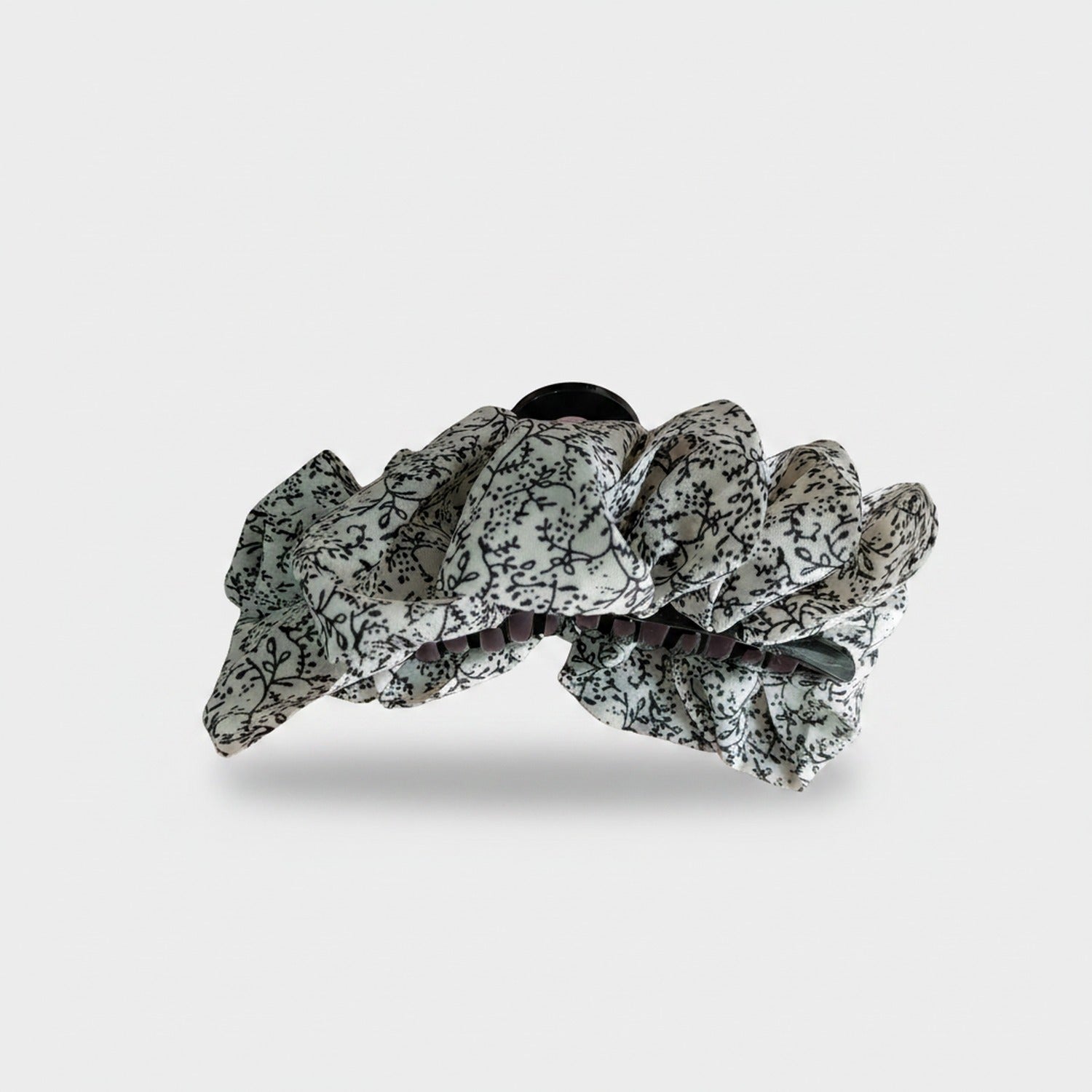 Floral Print Lace Hair Claw Clip