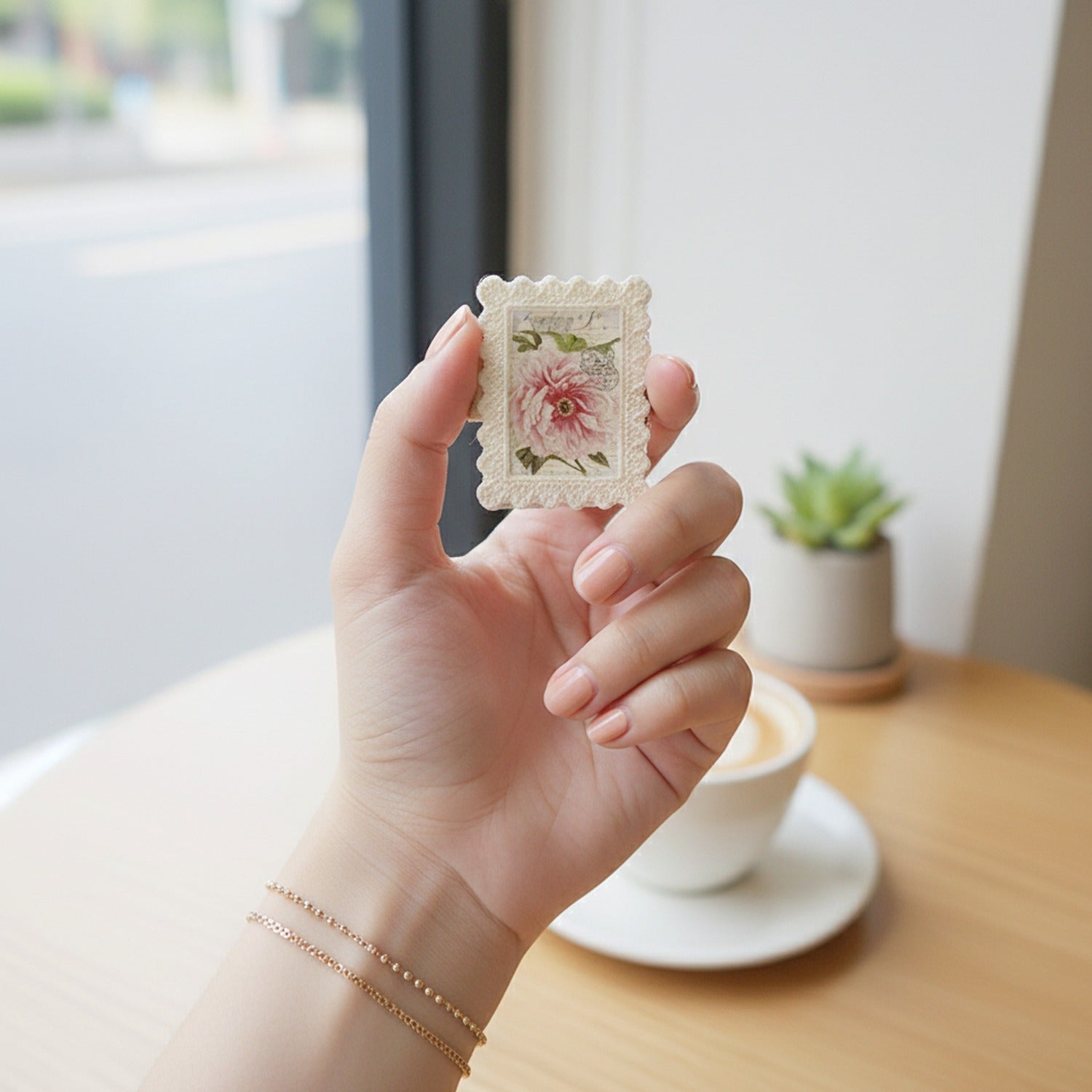 Vintage Floral Stationery Set With Stickers