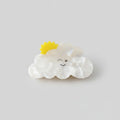 Cloud Hair Claw With Yellow Star Charm