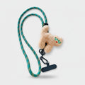 Cute Bear Plush Phone Charm Strap Teal