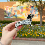 Dalmatian Spotted Hair Claw Clip
