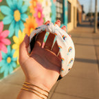 Rainbow Cloud Padded Headband Pink