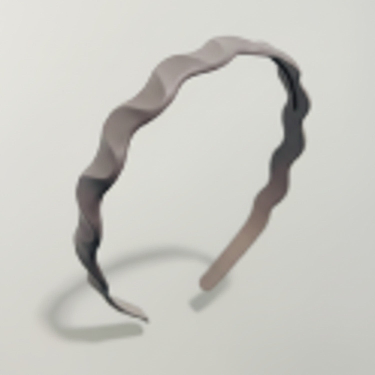 Twisted Cream Wavy Padded Headband