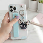 French Bulldog Acrylic Keyring Charm