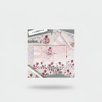 Rose Flower Aesthetic Lined Notebook Set