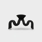 Black Wavy Hair Claw Clip