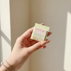 Pastel Floral Field Greeting Card With Pearl