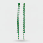 Baguette Tassel Drop Earrings - Default 2