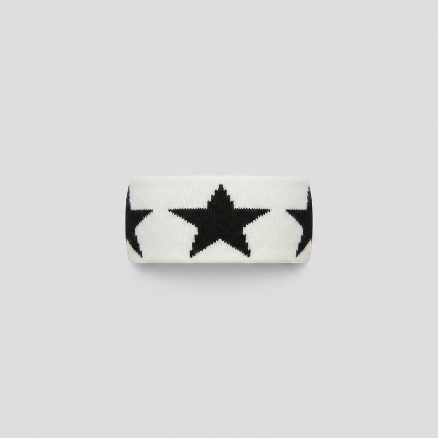 Black And White Star Knit Hairband