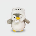 Adorable Penguin Plush Toy With Bear Hood