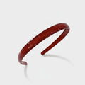Burgundy Glossy Padded Headband