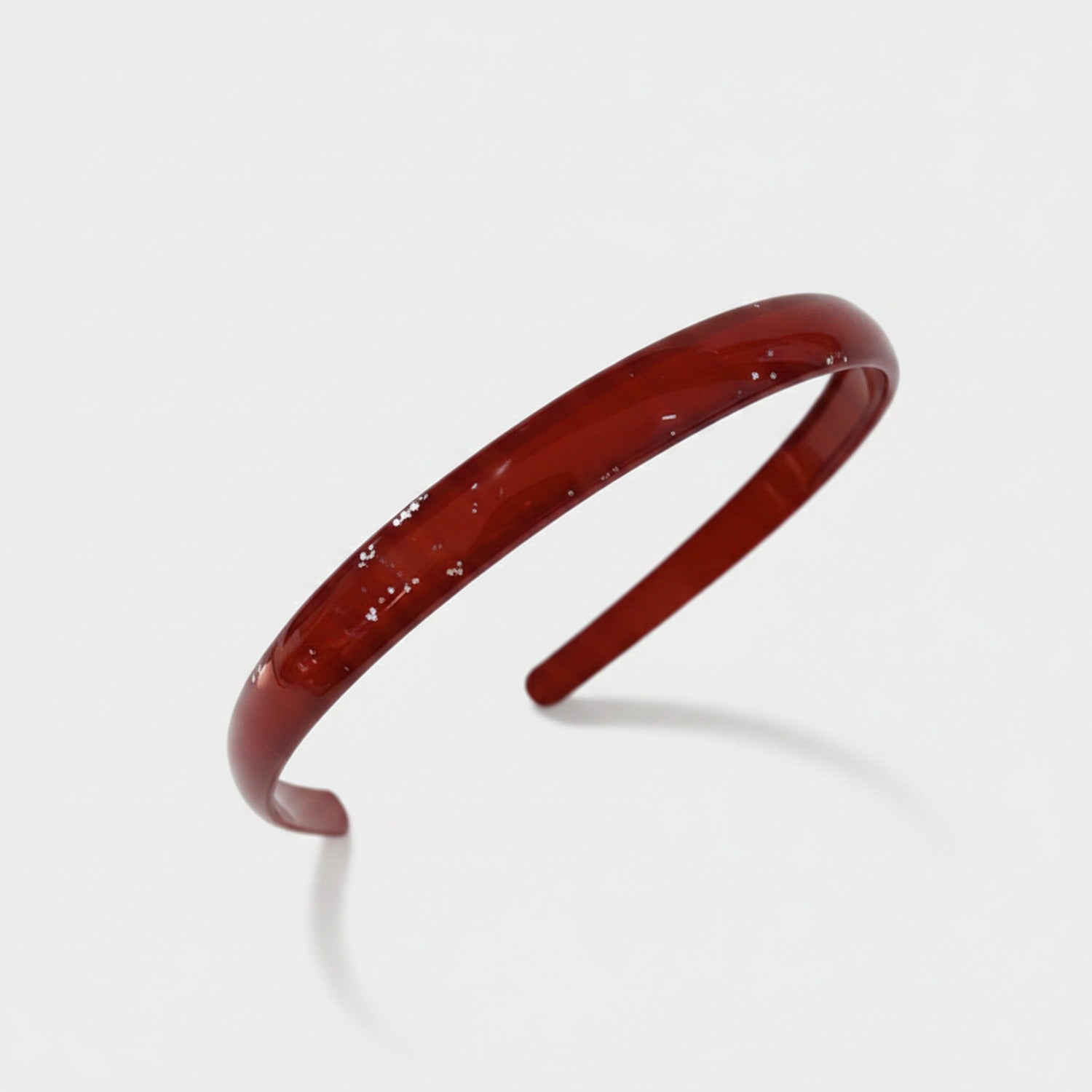 Burgundy Glossy Padded Headband
