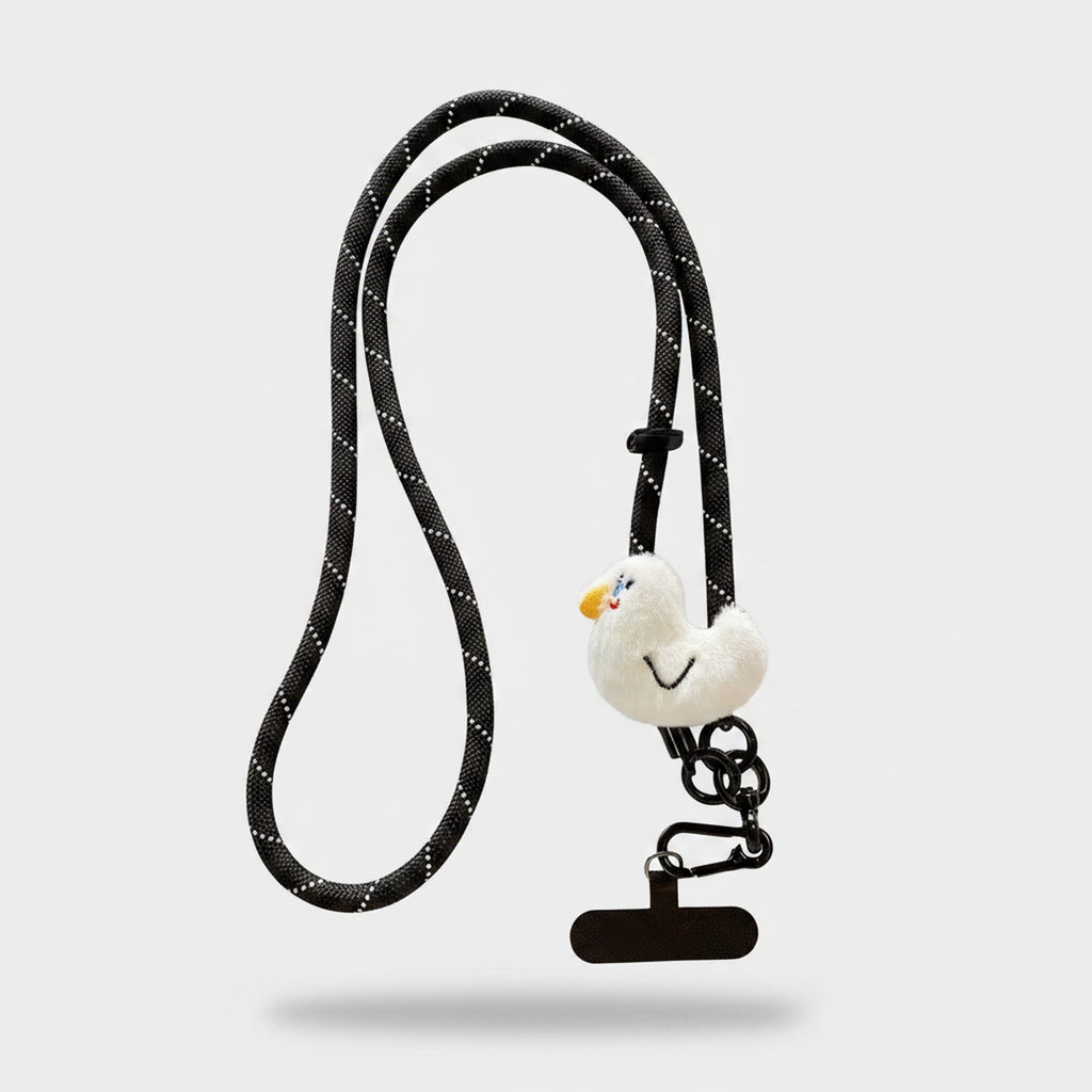 Cute Cloud Smiley Face Phone Charm Strap