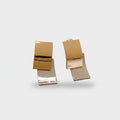 Gold Square Mirror Block Earrings