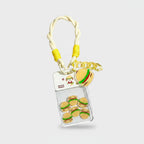 Burger Hamburger Charm Beaded Cup Accessory