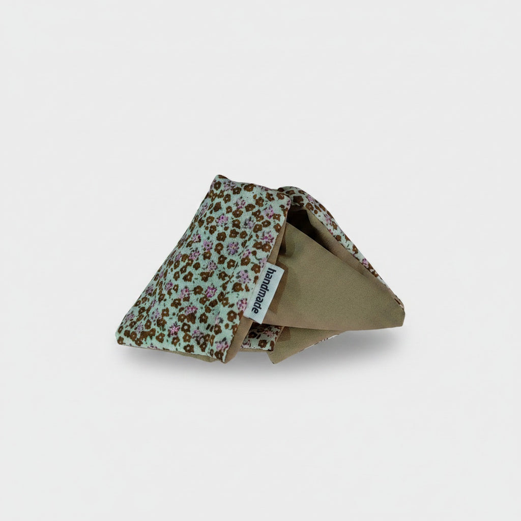 Floral Hair Claw Clip Mint Green