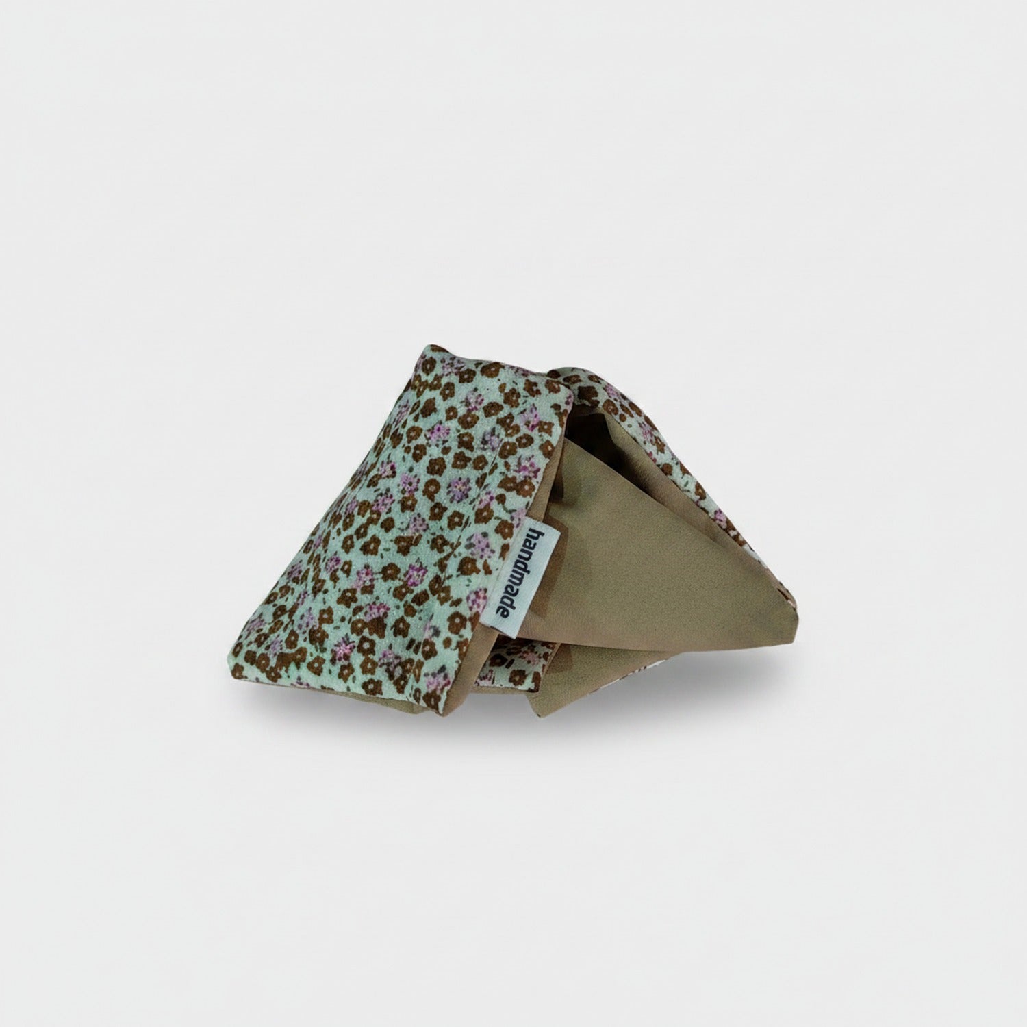Floral Hair Claw Clip Mint Green