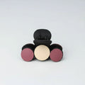 Tri-Sphere Hair Claw Clip - Pink & Cream