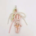 Pearl Beaded Flower Fairy Doll Keyring