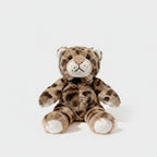 Leopard Print Plush Teddy Bear With Bow