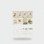 Vintage Ephemera Stationery Set With Lace Frames And Ribbons
