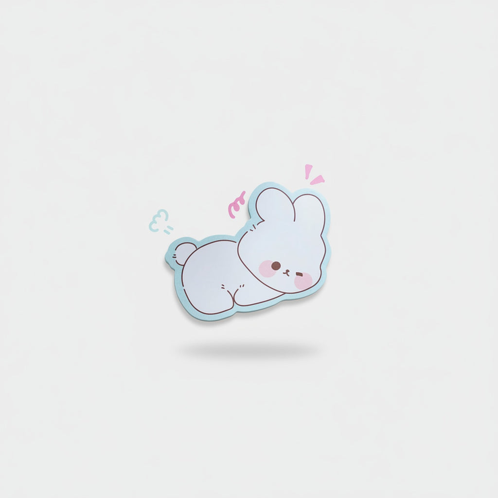 Cute Cloud Shaped Sticky Notes Pad With Charm Details