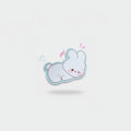 Cute Cloud Shaped Sticky Notes Pad With Charm Details
