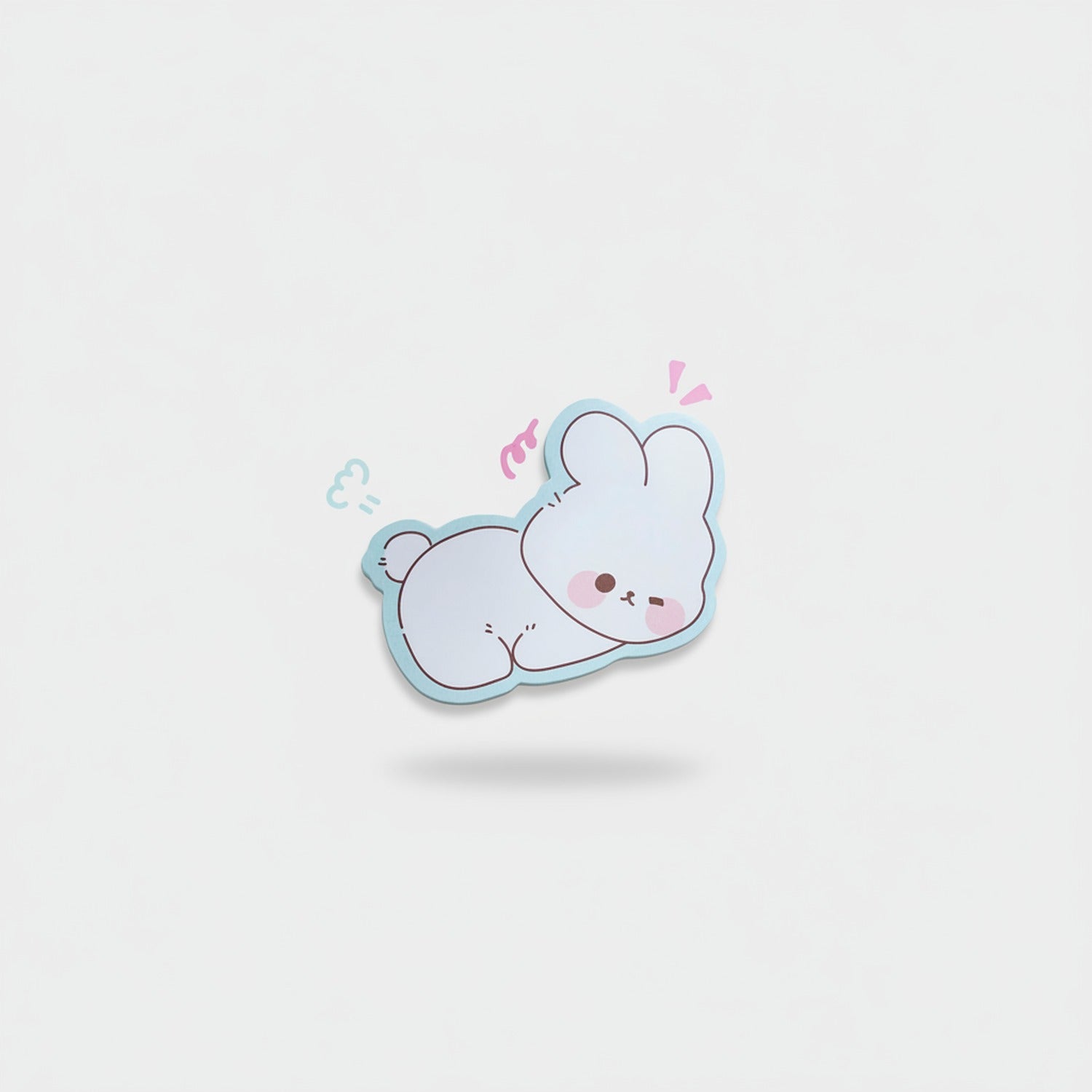 Cute Cloud Shaped Sticky Notes Pad With Charm Details