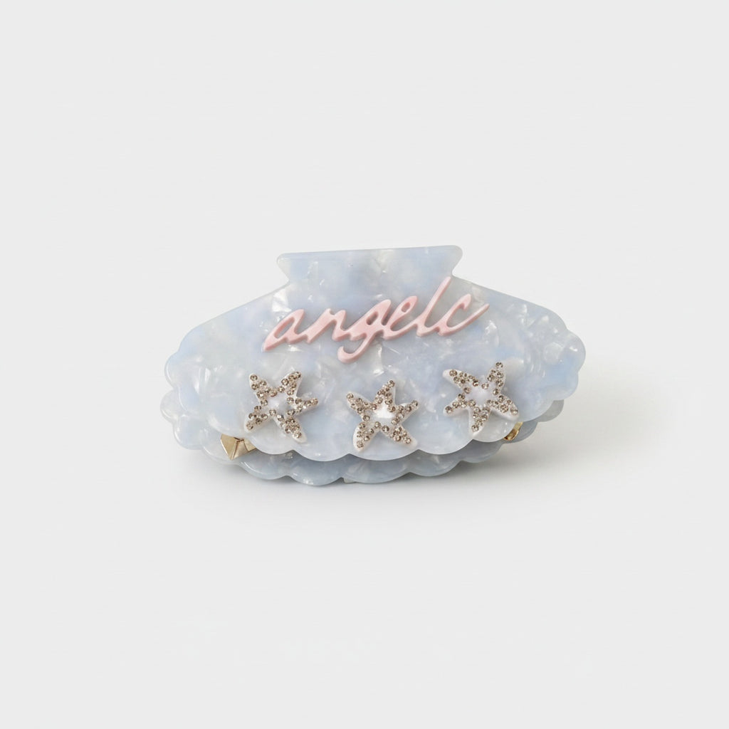 Celestial Star Rhinestone Cloud Hair Claw