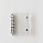 Clear Spiral Notebook With Metal Snap Closure