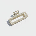 Pearl Beaded Gold Hair Claw Clip
