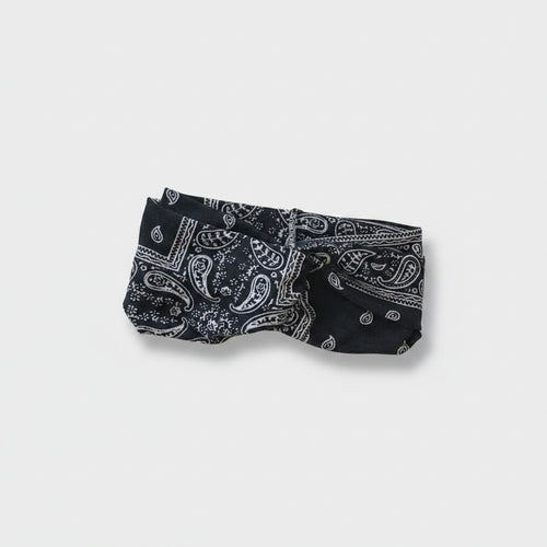 Bandana Paisley Print Hair Wrap Headband