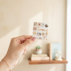 Vintage Aesthetic Sticker Sheet Collection Set