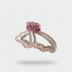 Rose Flower Hair Claw Clip Pink