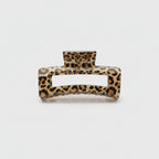 Leopard Print Gold Tortoiseshell Hair Claw Clip