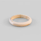 Cream Marble Bangle Bracelet