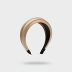 Padded Headband with Black Ribbed Ends