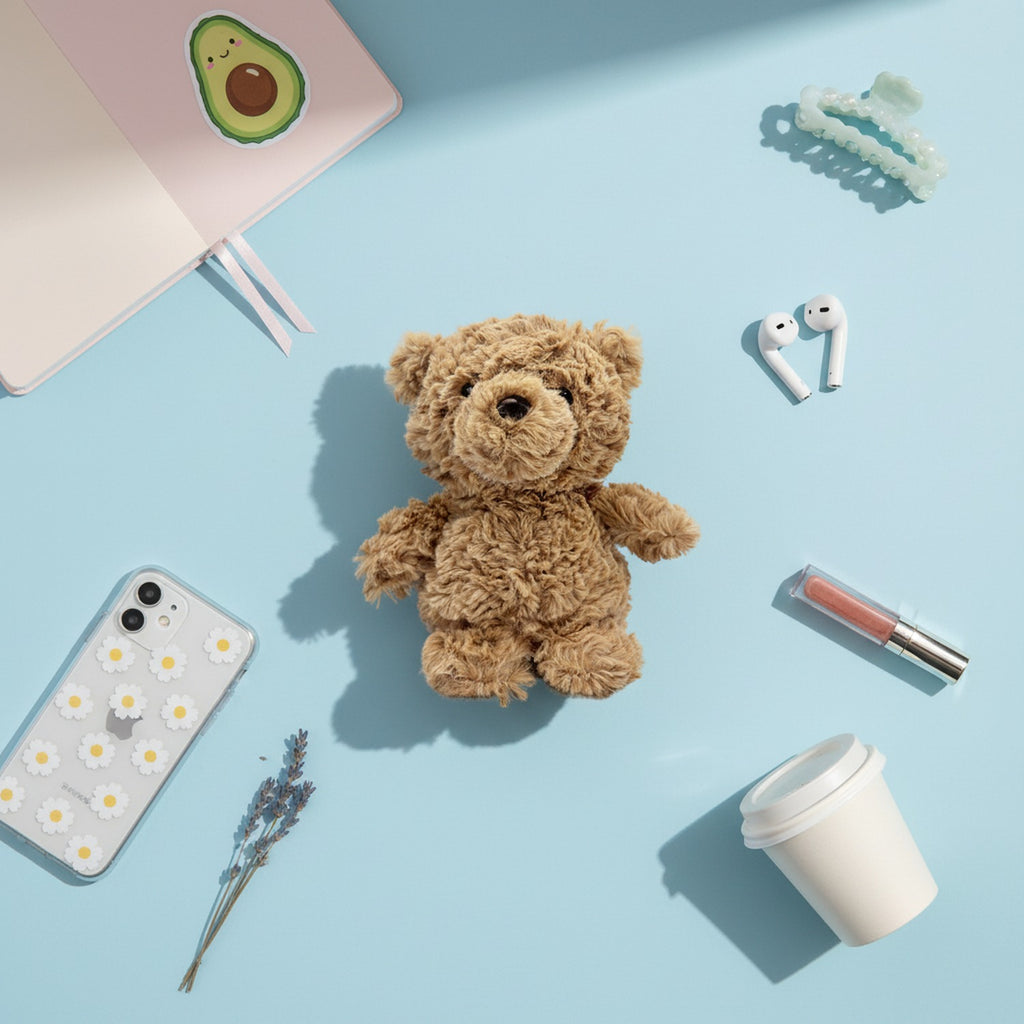 Soft Teddy Bear Plush Toy Beige