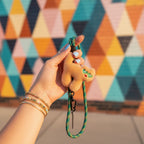 Cute Bear Plush Phone Charm Strap Teal