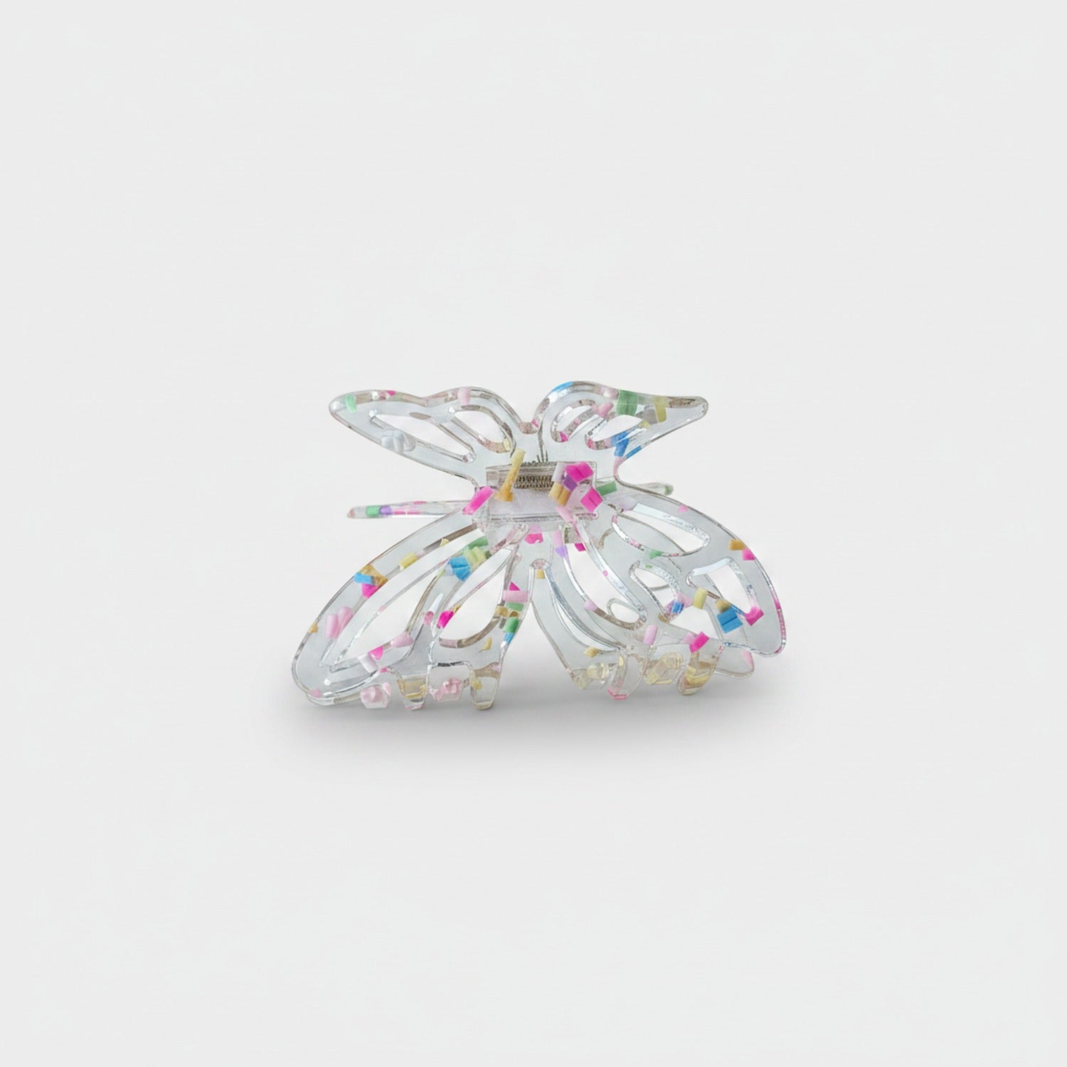 Colorful Confetti Butterfly Hair Claw Clip