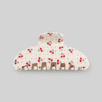 Cherry Print Acetate Hair Claw Clip