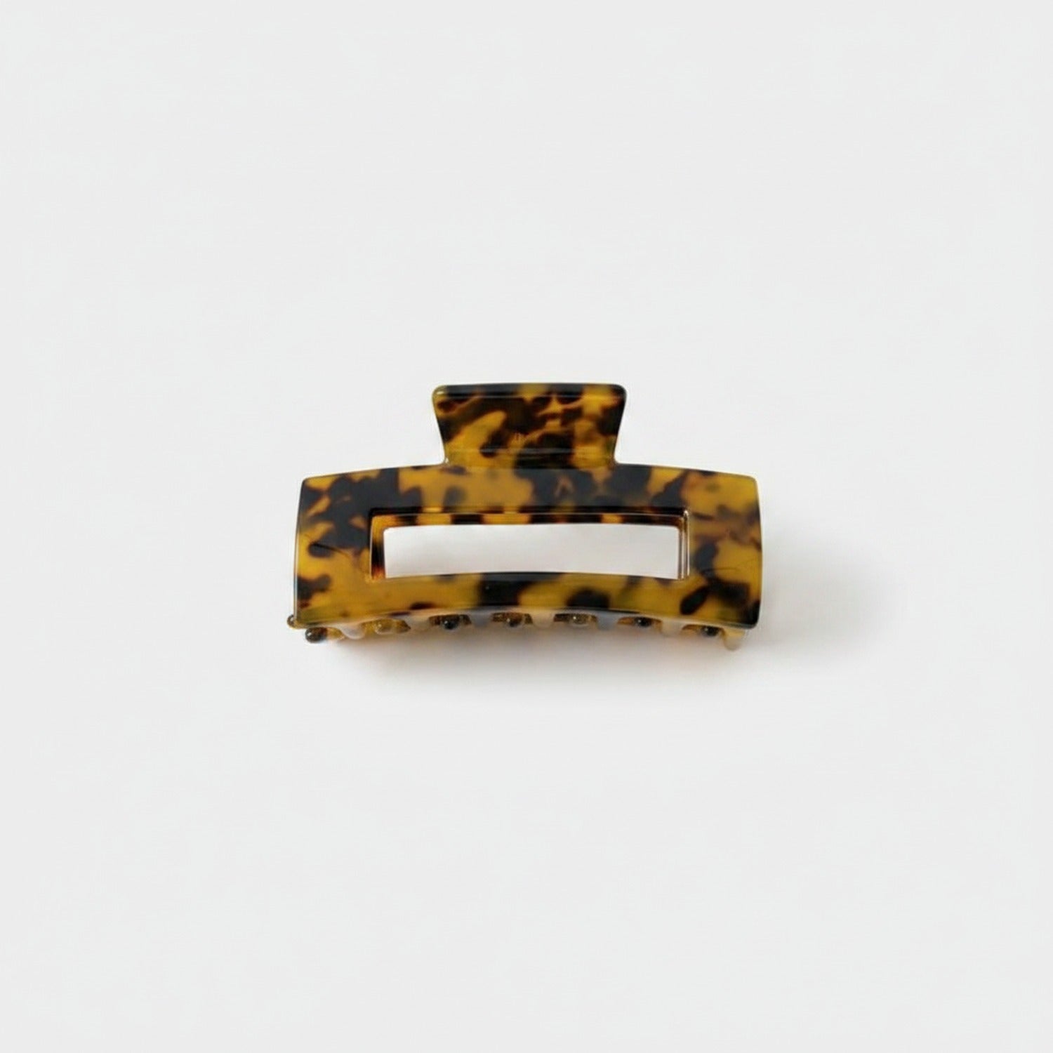 Tortoiseshell Beaded Hair Claw Clip