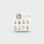 Cute Cat Sticker Sheet Aesthetic Illustration