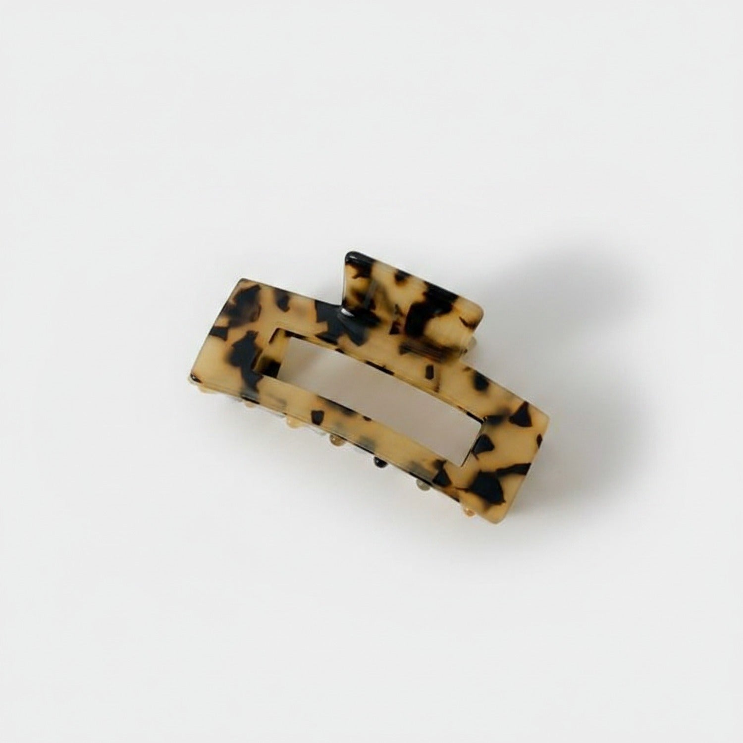Tortoiseshell Beaded Hair Claw Clip
